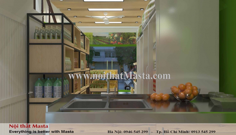 thiet ke shop thuc pham